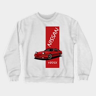 Nissan 180SX, JDM Car Crewneck Sweatshirt